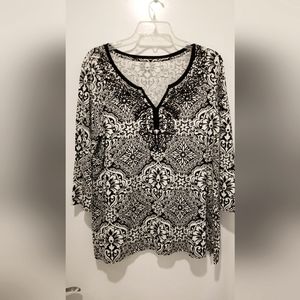 Charter Club v neck XL size top.